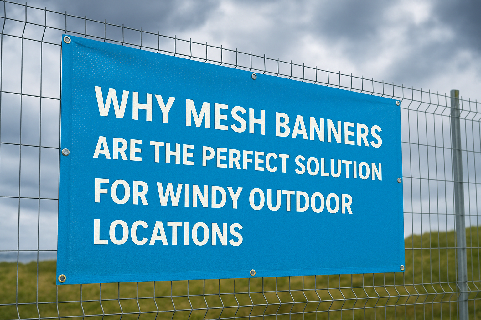 Mesh Banners Are the Perfect Solution for Windy Outdoor Locations